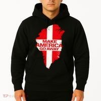 Support Greenland Make America Go Away Hoodie thumb 2