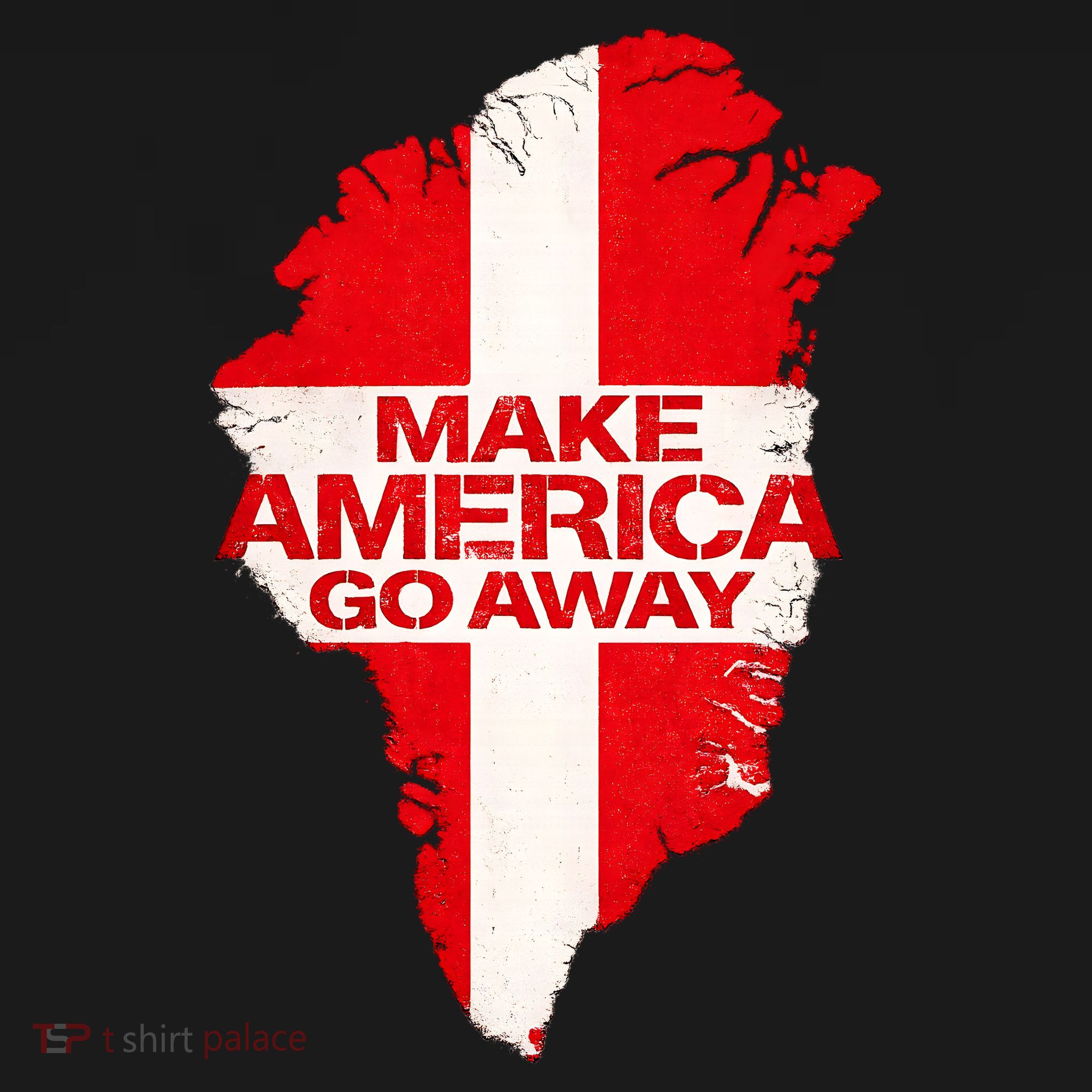 Support Greenland Make America Go Away Long Sleeve Shirt