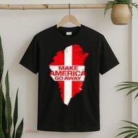 Support Greenland Make America Go Away T-Shirt thumb 2