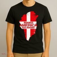 Support Greenland Make America Go Away T-Shirt thumb 3