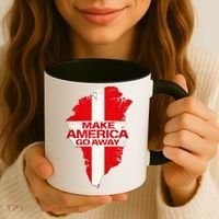 Support Greenland Make America Go Away Coffee Mug thumb 3
