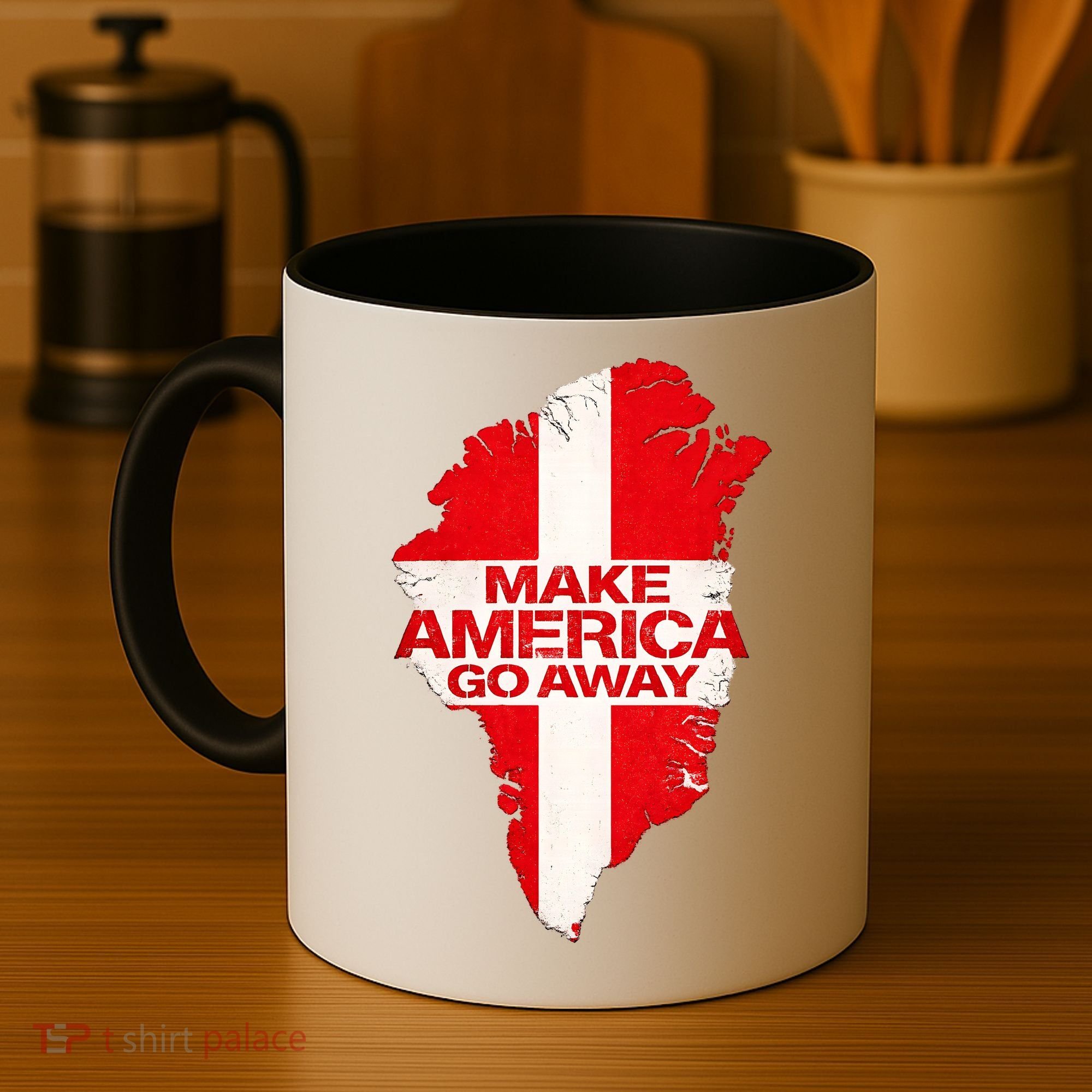 Support Greenland Make America Go Away Coffee Mug