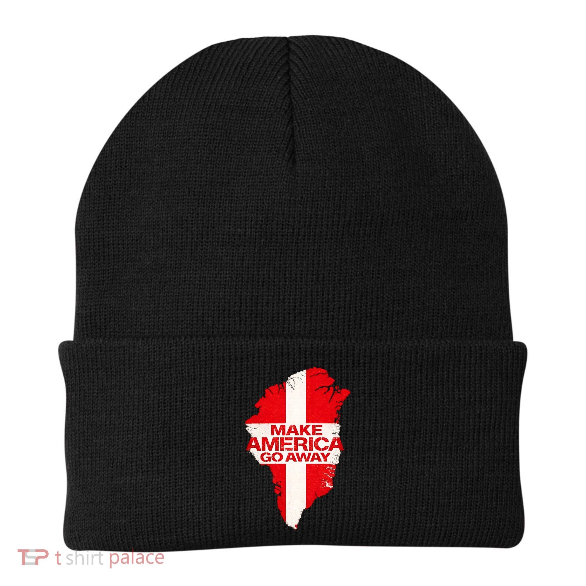 Support Greenland Make America Go Away Beanie