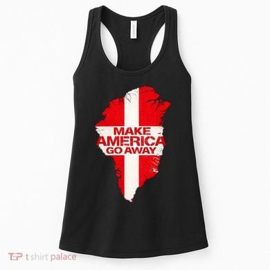 Support Greenland Make America Go Away Women's Tank Top