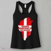 Support Greenland Make America Go Away Women's Tank Top thumb 3