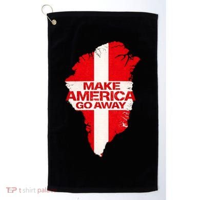 Support Greenland Make America Go Away Golf Towel