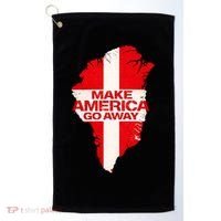 Support Greenland Make America Go Away Golf Towel thumb 0