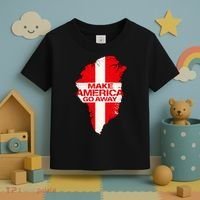 Support Greenland Make America Go Away Toddler T-Shirt thumb 3