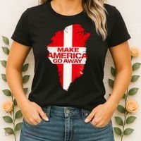 Support Greenland Make America Go Away Women's T-Shirt thumb 2