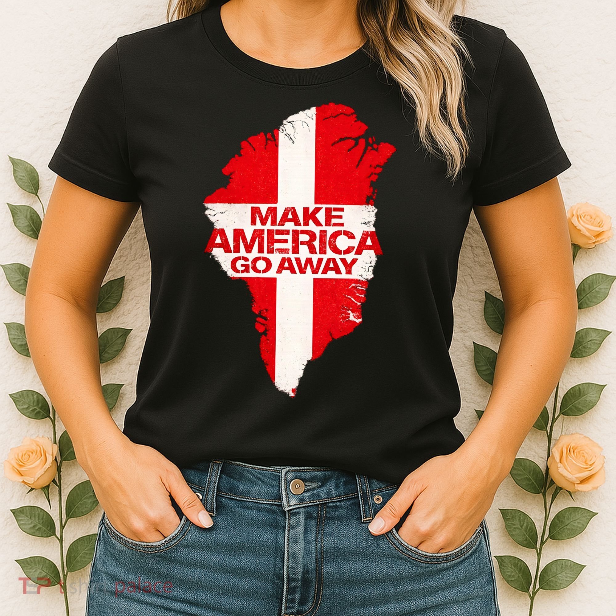 Support Greenland Make America Go Away Women's T-Shirt