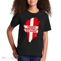 Support Greenland Make America Go Away Kids T-Shirt thumb 2
