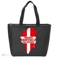 Support Greenland Make America Go Away Tote Bag thumb 0