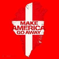 Support Greenland Make America Go Away Santa Hat thumb 1