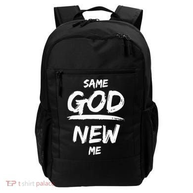 Same God New Me For Funny Jesus Christian Backpack