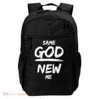 Same God New Me For Funny Jesus Christian Backpack thumb 0