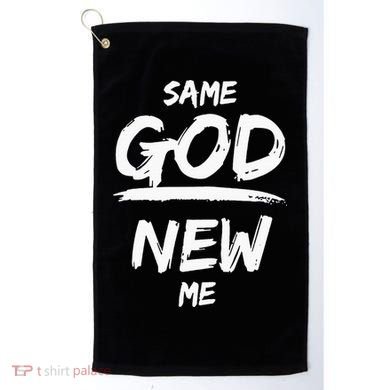 Same God New Me For Funny Jesus Christian Golf Towel