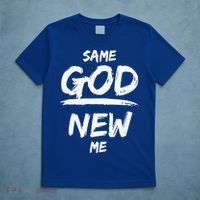 Same God New Me For Funny Jesus Christian T-Shirt thumb 5