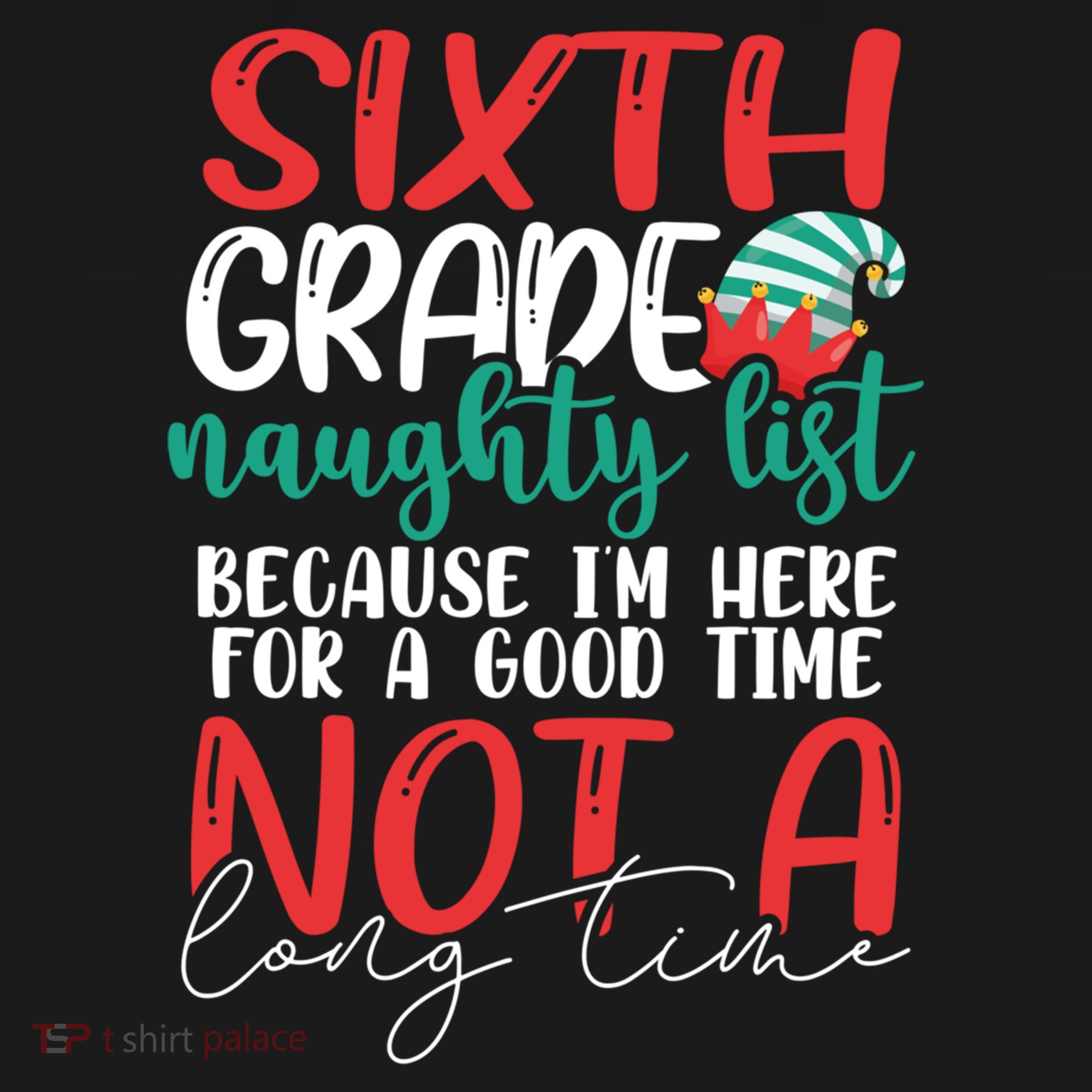 Sixth Grade Naughty List Gift Fun 6Th Grade Teacher Student Cute Gift Backpack