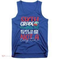 Sixth Grade Naughty List Gift Fun 6Th Grade Teacher Student Cute Gift Tank Top thumb 0
