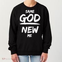 Same God New Me For Funny Jesus Women's Sweatshirt thumb 0