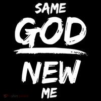 Same God New Me For Funny Jesus USA-Made Doggie Bandana thumb 2