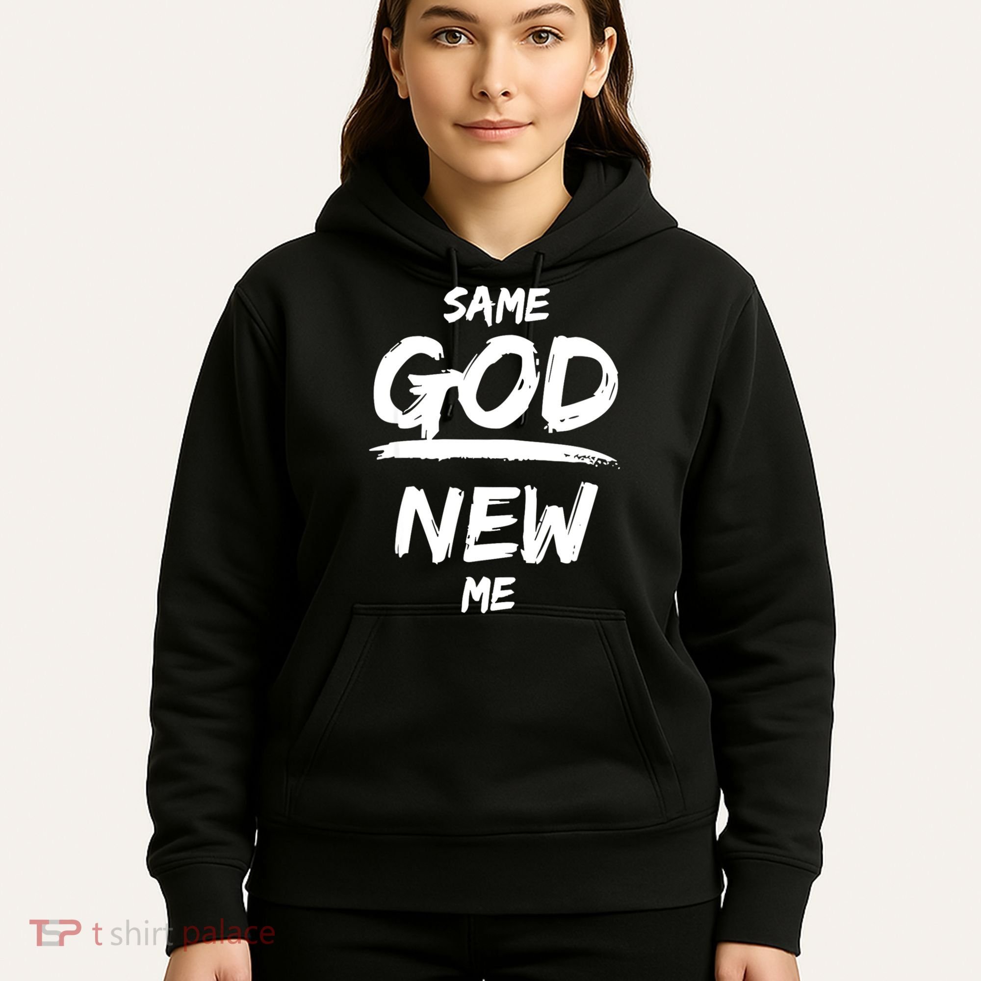 Same God New Me For Funny Jesus Hoodie