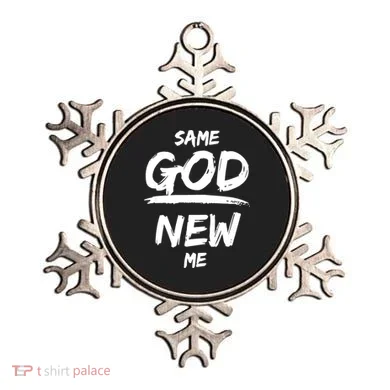 Same God New Me For Funny Jesus Ornament