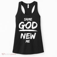 Same God New Me For Funny Jesus Women's Tank Top thumb 0