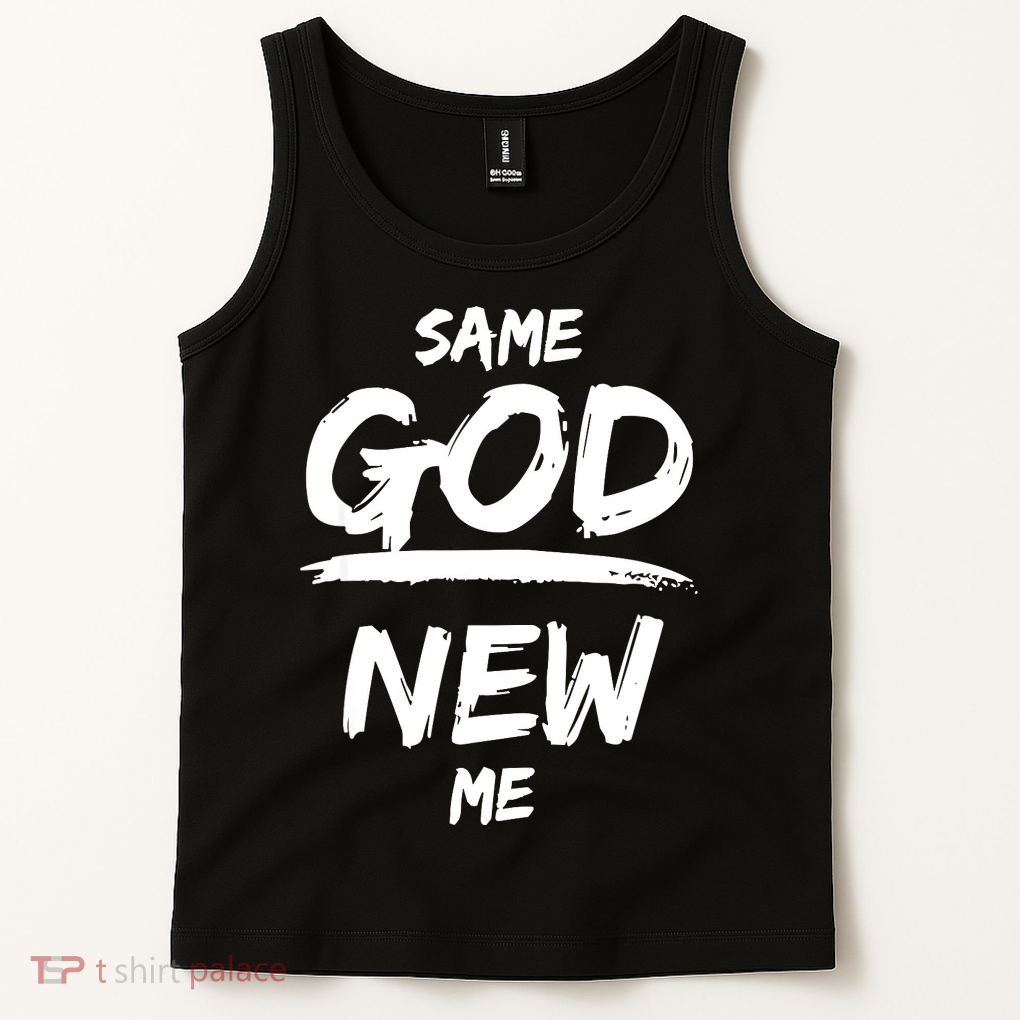 Same God New Me For Funny Jesus Tank Top
