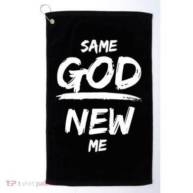 Same God New Me For Funny Jesus Golf Towel