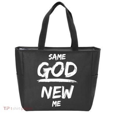 Same God New Me For Funny Jesus Tote Bag