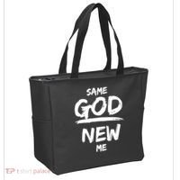 Same God New Me For Funny Jesus Tote Bag thumb 2