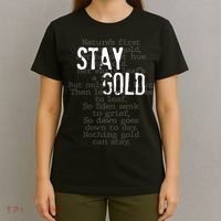 Stay Gold Nothing Gold Can Stay Poem T-Shirt thumb 4