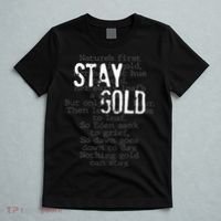Stay Gold Nothing Gold Can Stay Poem T-Shirt thumb 5