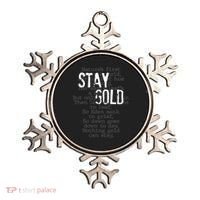 Stay Gold Nothing Gold Can Stay Poem Ornament thumb 0