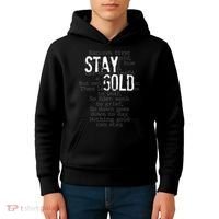 Stay Gold Nothing Gold Can Stay Poem Kids Hoodie thumb 4