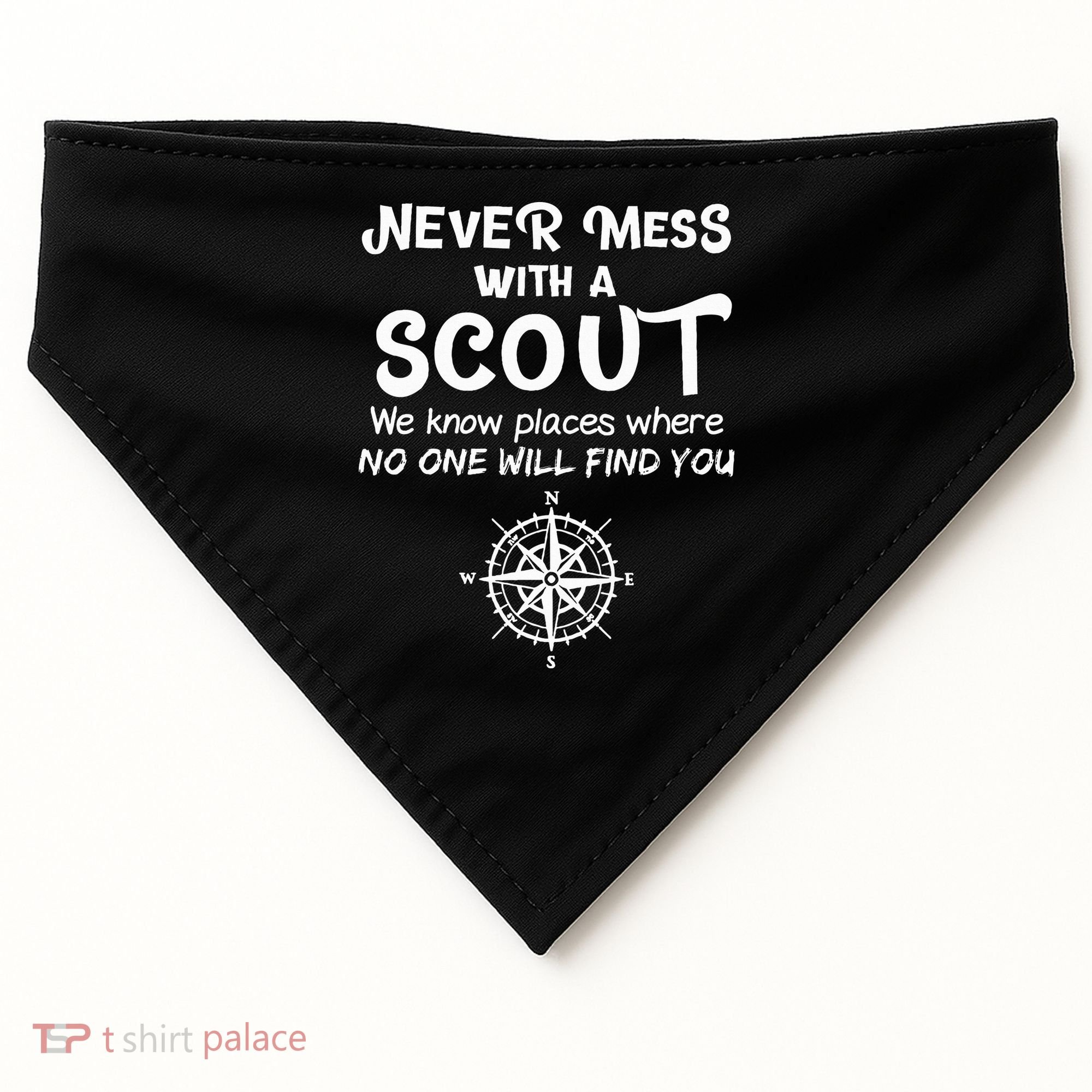 Scout Gift Never Mess With A Scout USA-Made Doggie Bandana