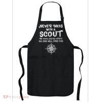 Scout Gift Never Mess With A Scout Apron thumb 0