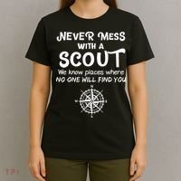 Scout Gift Never Mess With A Scout T-Shirt thumb 4