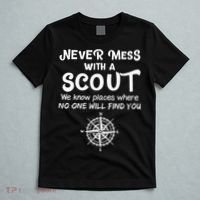 Scout Gift Never Mess With A Scout T-Shirt thumb 5