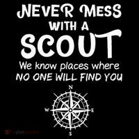 Scout Gift Never Mess With A Scout T-Shirt thumb 7
