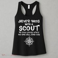 Scout Gift Never Mess With A Scout Women's Tank Top thumb 3