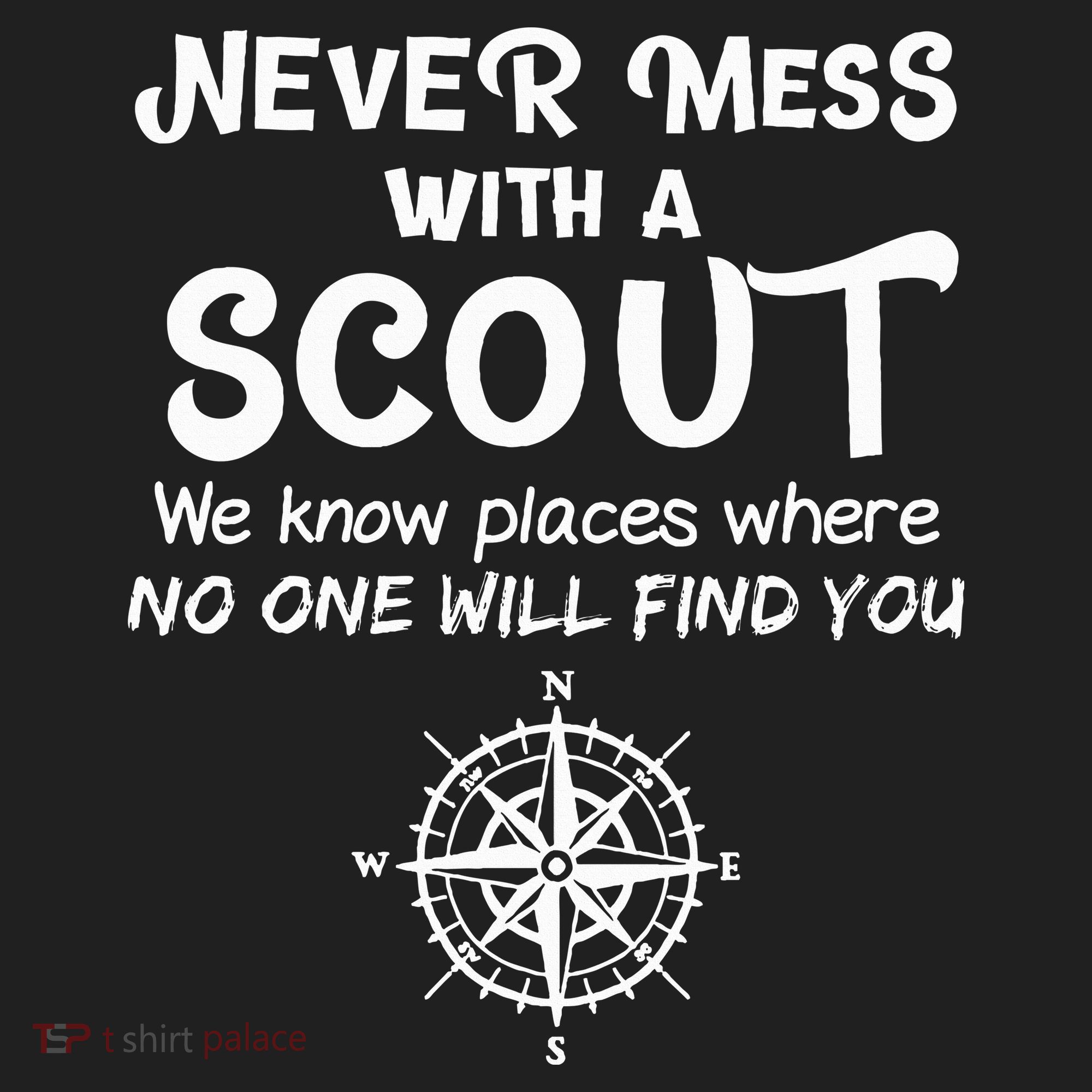 Scout Gift Never Mess With A Scout Golf Towel