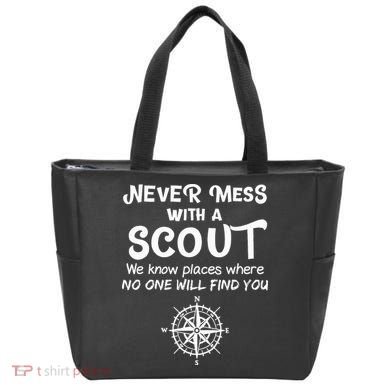 Scout Gift Never Mess With A Scout Tote Bag