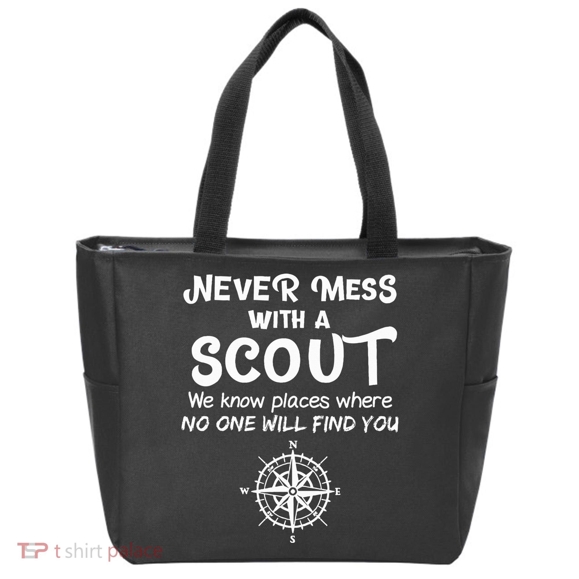 Scout Gift Never Mess With A Scout Tote Bag