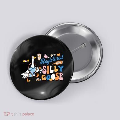 Silly Goose Nurse Button