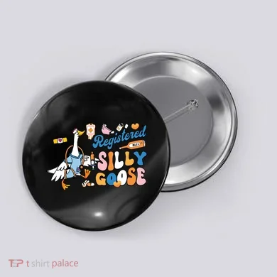 Silly Goose Nurse Button