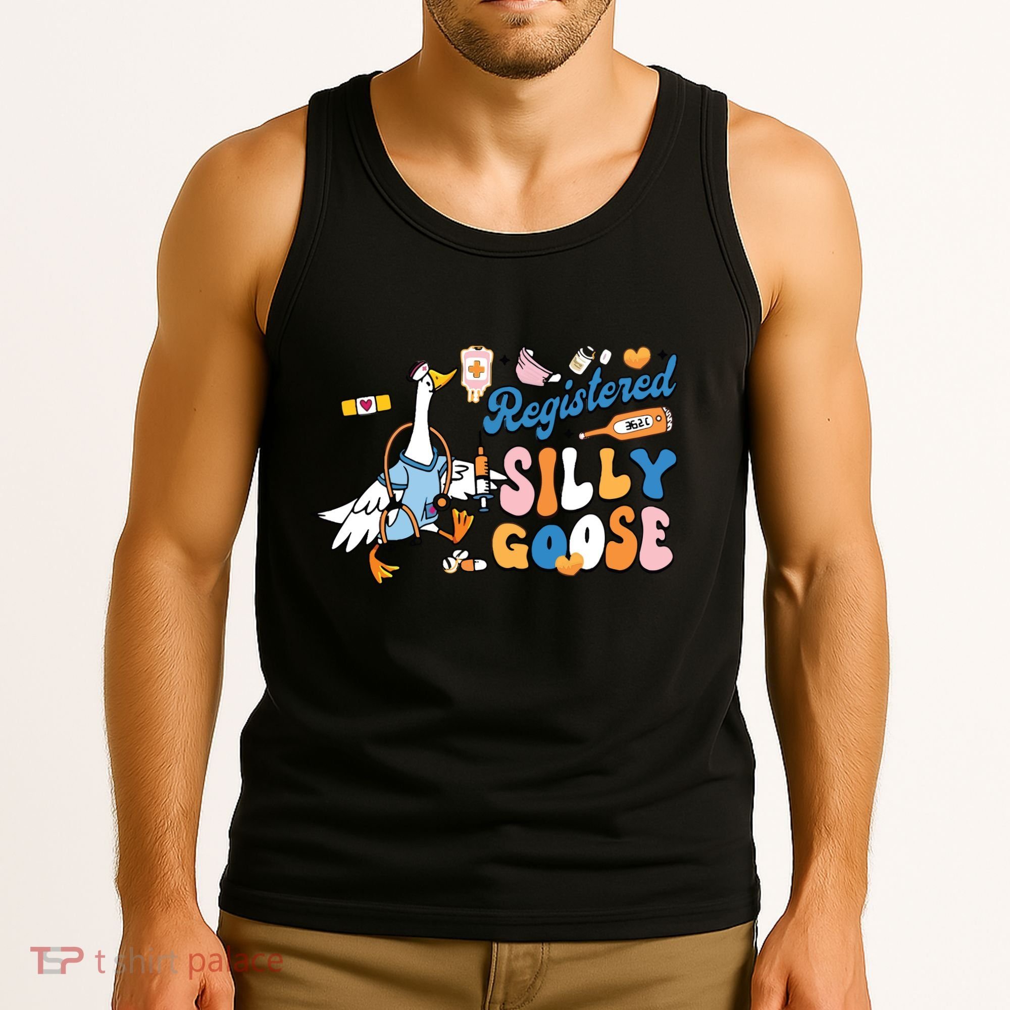 Silly Goose Nurse Tank Top