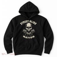 Street Glide Nation Cool Biker Motorcycle Motocycles Hoodie thumb 0