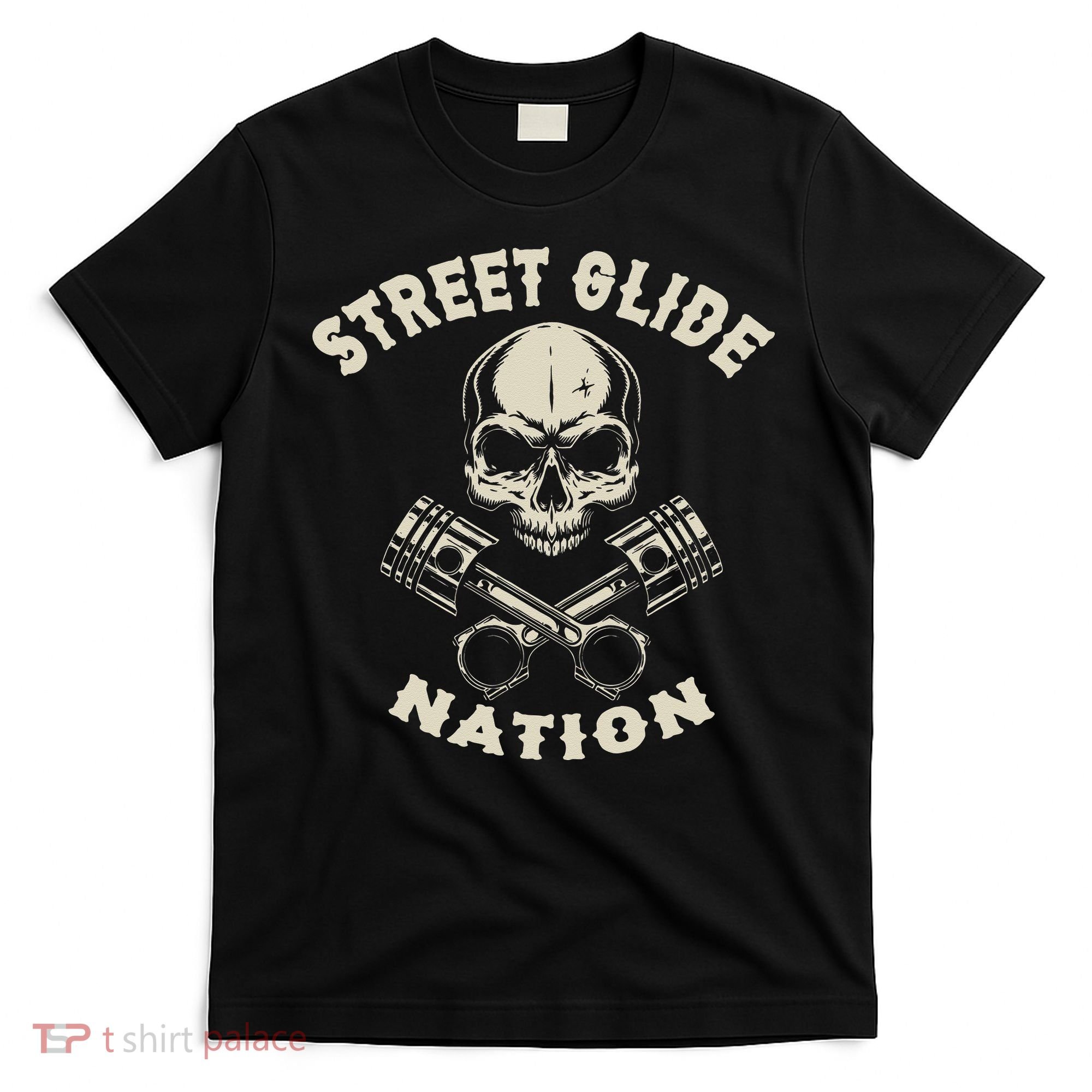 Street Glide Nation Cool Biker Motorcycle Motocycles T-Shirt